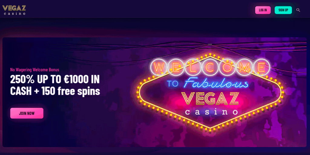promocion bienvenida vegaz casino